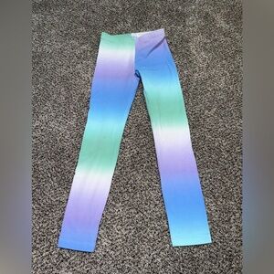 Wonder nation blue and purple ombré leggings